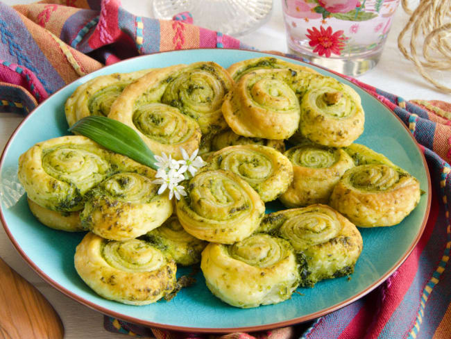 Palmiers apéritif ail des ours