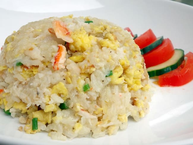 Riz sauté au crabe thaï