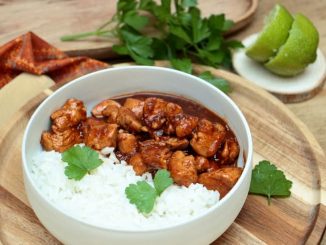 Poulet caramélisé au gingembre