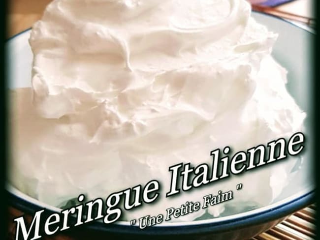 Meringue italienne