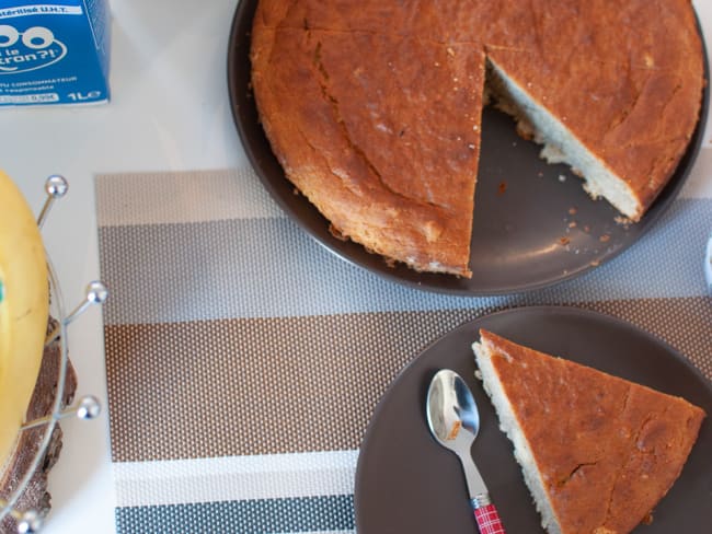 Un délicieux gâteau à la banane et aux amandes par Kisilou