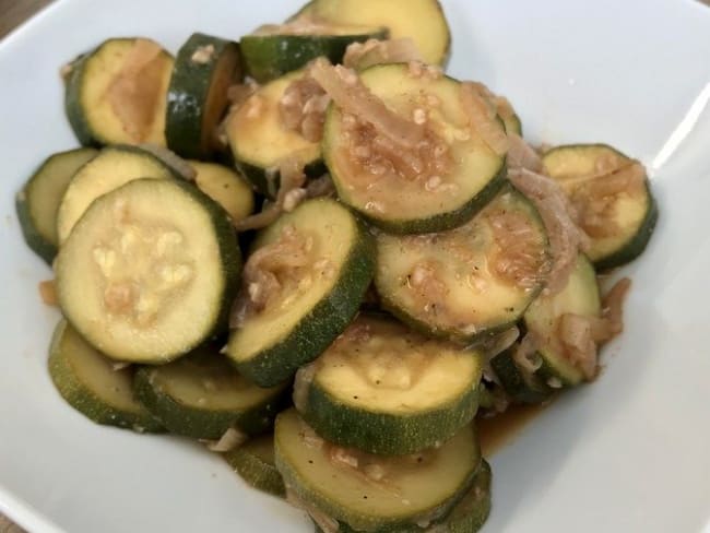 Escabèche de courgettes