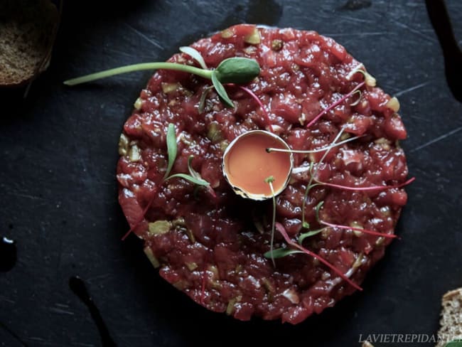 tartare de bœuf facile ou steak tartare