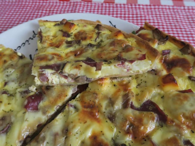 Tarte façon raclette