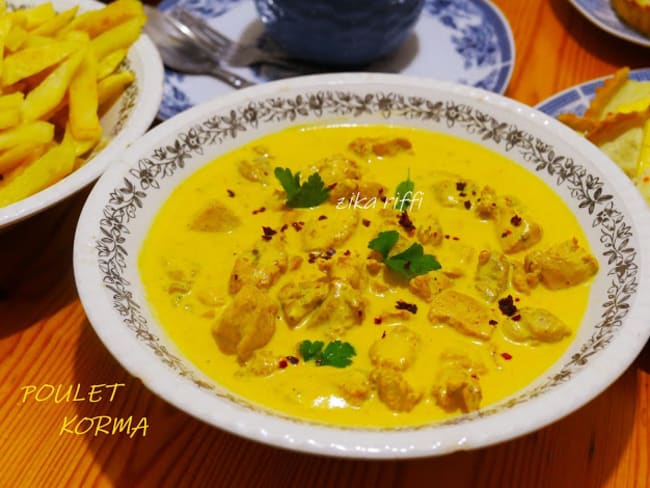 POULET KORMA INDIEN