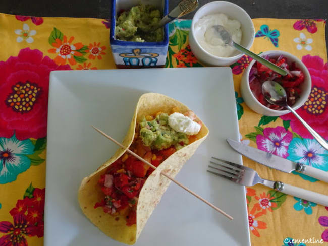 Tacos aux crevettes pour fêter le cinco de mayo