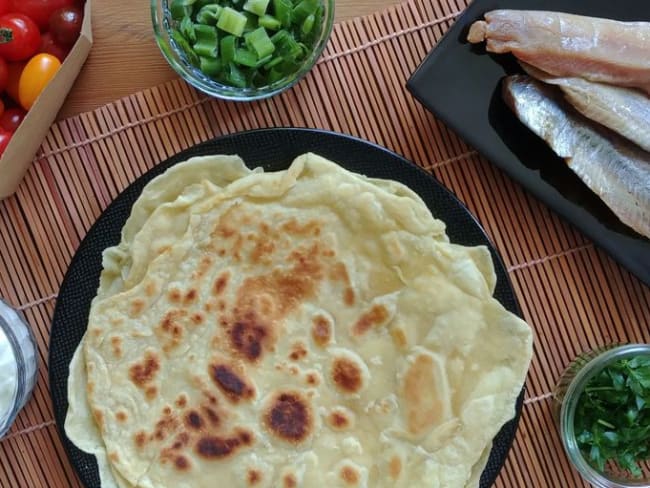 Recette de farata de l'île Maurice en wrap