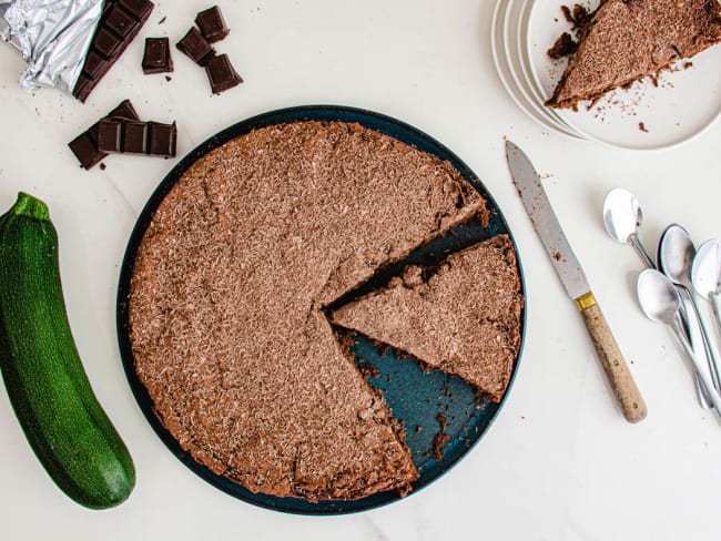 Gâteau au chocolat et à la courgette