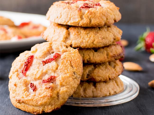 cookies au yaourt et fraises