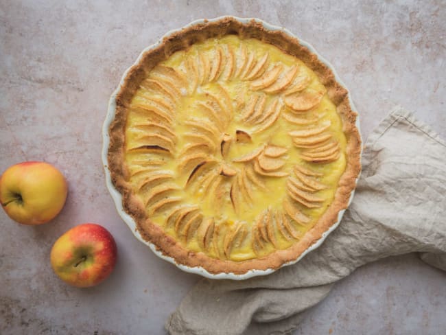 Tarte aux pommes toute simple