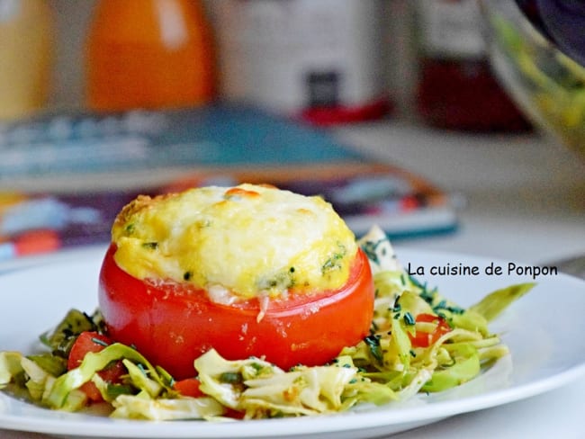 Tomate farcie de chef club, végétarien