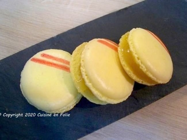 Macarons au Lemon curd maison