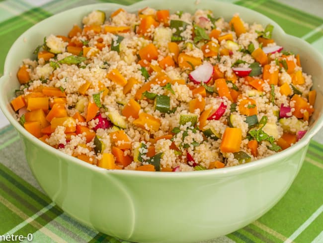 Taboulé aux légumes de printemps