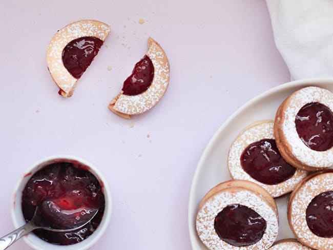 Biscuits à la confiture