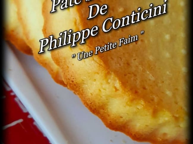 Pâte sucrée de Philippe Conticini