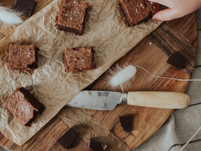 Fondant au chocolat et fleur de sel