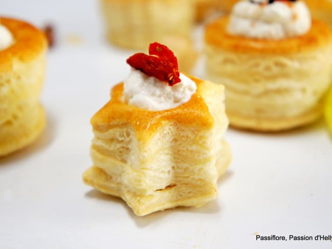 Mini-bouchées feuilletées à la brandade de morue