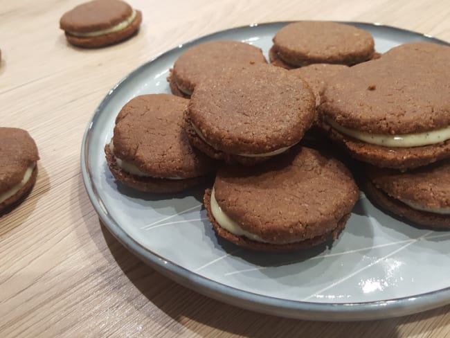 Biscuits chocolat et vanille façon Oréo