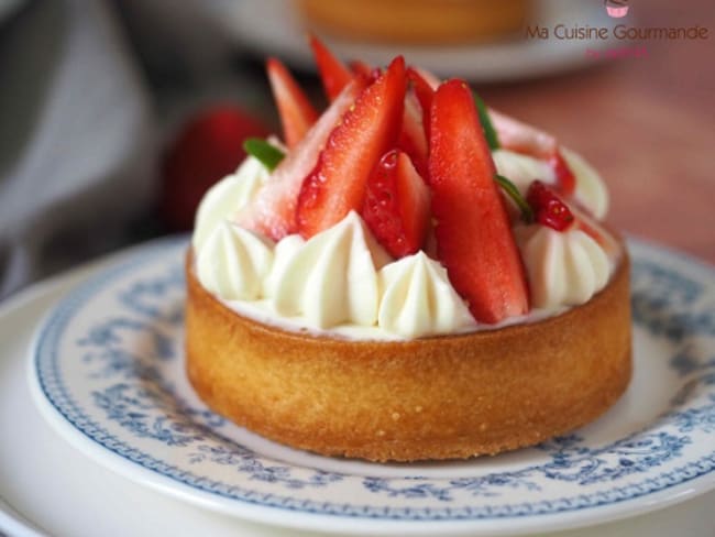 Tartelettes Fraise Basilic