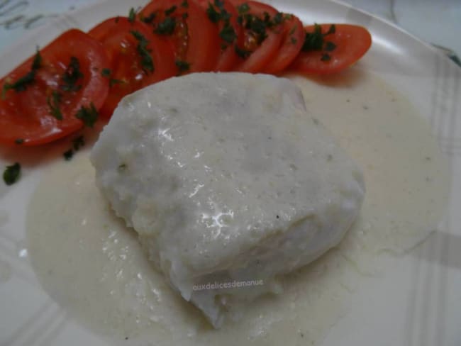 Dos de cabillaud sauce à l'échalote et au thym