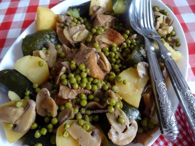 Sauté de veau aux légumes