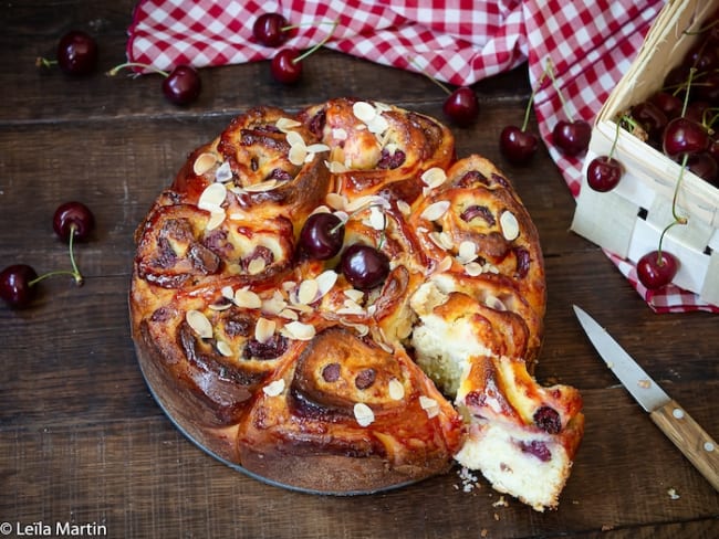 Chinois aux cerises, amandes et kirsch 