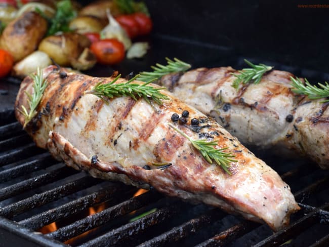 Filet mignon de porc au barbecue