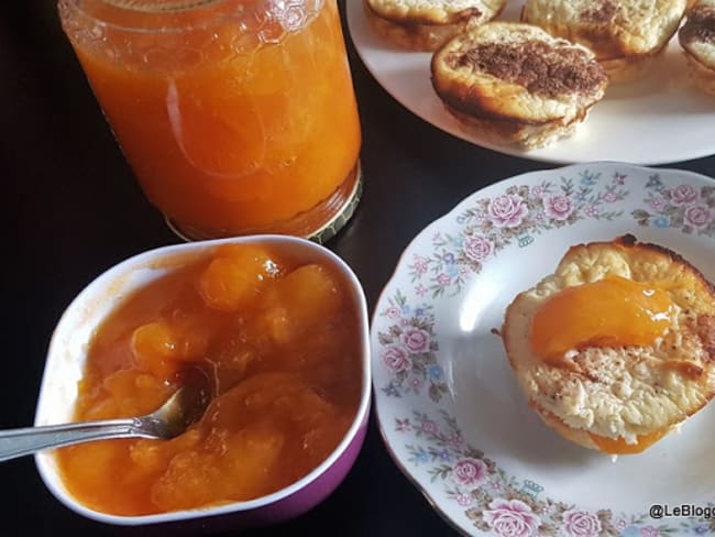 Confiture d'abricots sans sucre