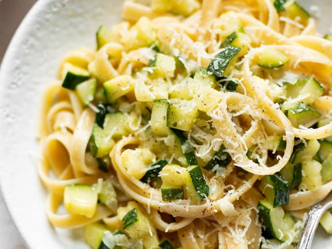 Tagliatelles aux courgettes