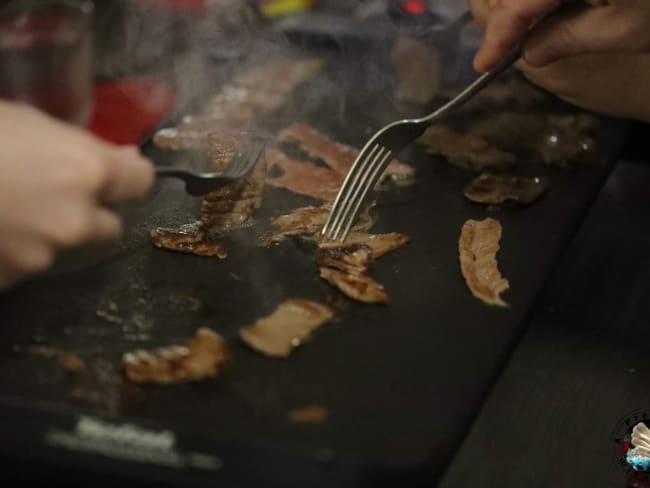 Barbecue de bœuf coréen à la plancha 