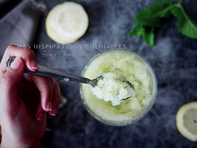 Granité maison de melon vert à la menthe fraîche - Comment faire un granité maison ?