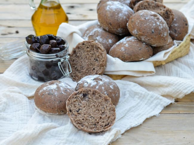 Petits pains aux olives