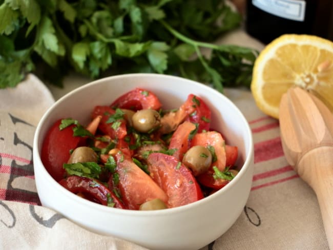 Salade de tomates au pastis