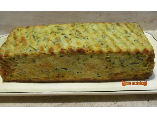 Pain ou terrine de courgettes au basilic