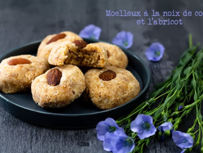 Moelleux à la noix de coco et l'abricot