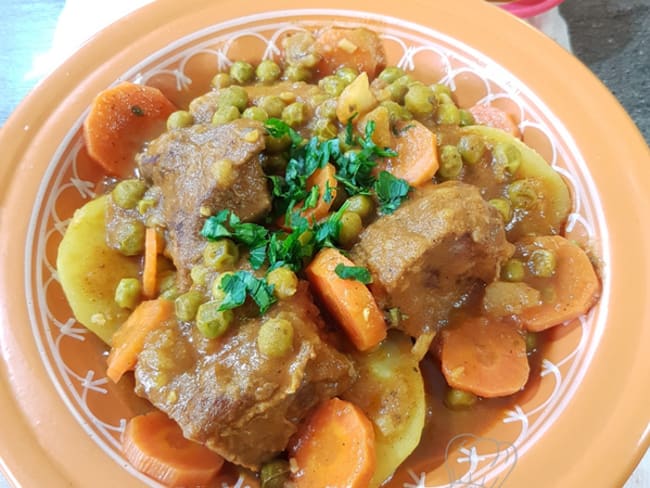 Tajine Jelbana Tajine de Petits Pois au Veau