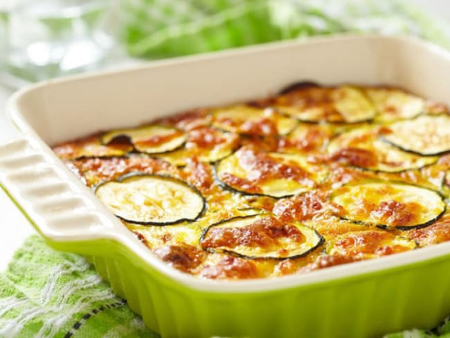 Gratin de pomme de terre courgette et fromage