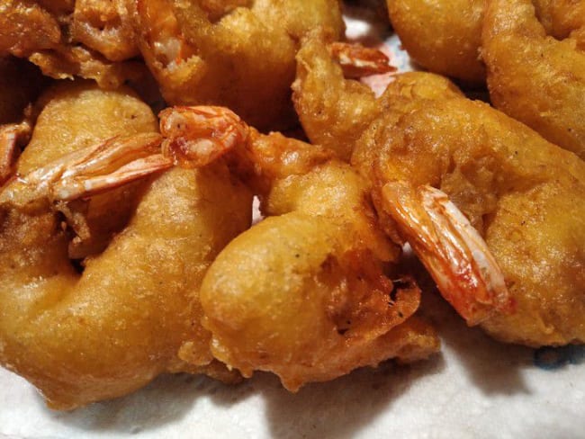 Beignets de crevettes comme à La Réunion (sans repos)