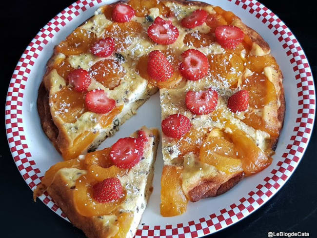 Gâteau aux abricots à la ricotta