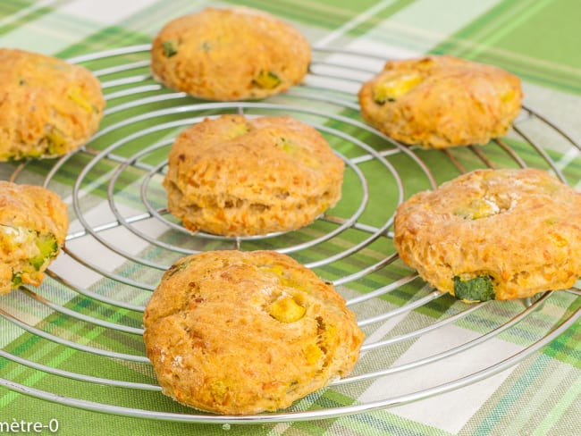 Scones courgettes emmental