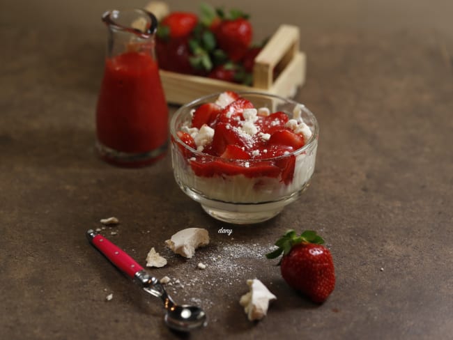 Eton mess aux fraises : une dessert express