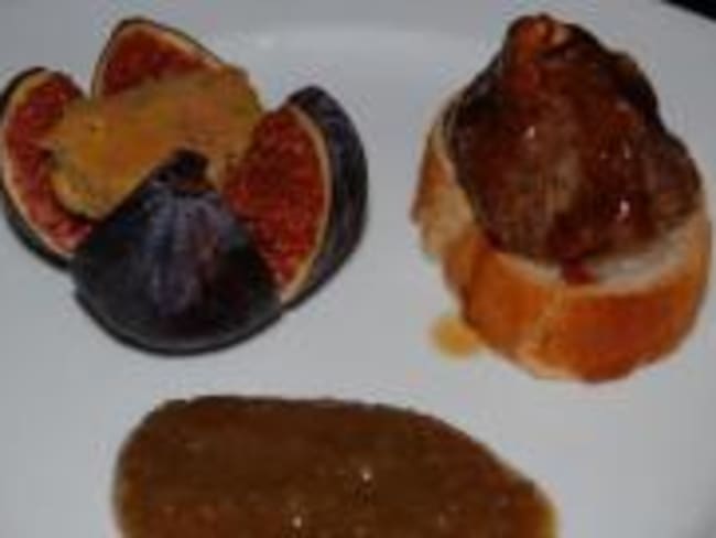 Duo de Figues au Foie Gras