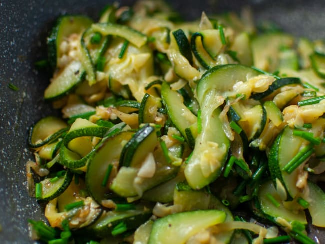 Poêlée de légumes sautés aux courgettes