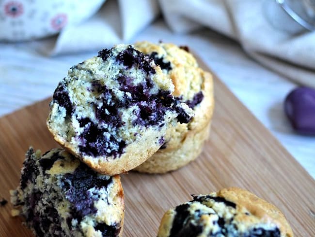 Muffins aux myrtilles