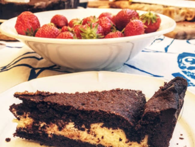 Gâteau au chocolat et à la crème de mascarpone