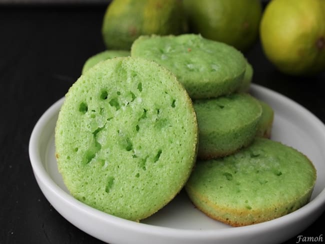 Financiers citron vert