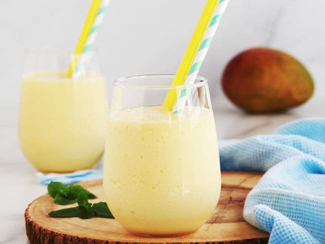 Lassi à la mangue de la cuisine indienne