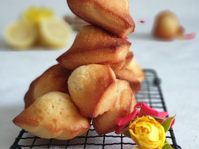 Madeleines moelleuses au citron de Claire Heitzler