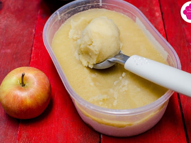 Sorbet aux pommes - recette facile