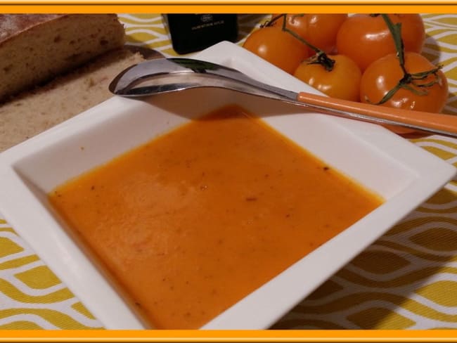 Coulis de tomates oranges